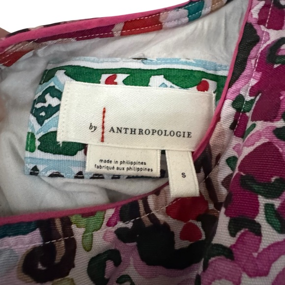 Anthropologie Amelia Chic City Penthouse Print Shift Dress Boho Preppy Sz S/m - Picture 4 of 5
